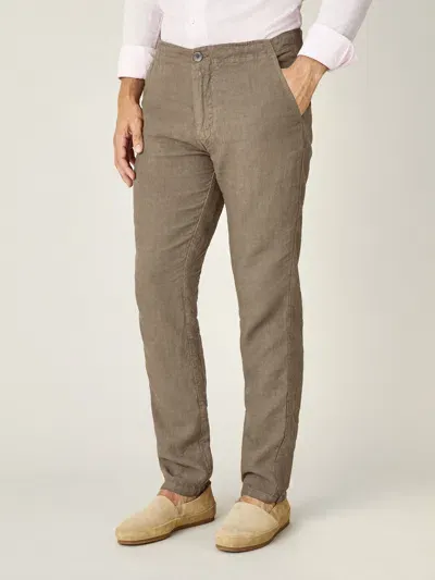 Luca Faloni Lipari Trousers In Hazelnut Brown