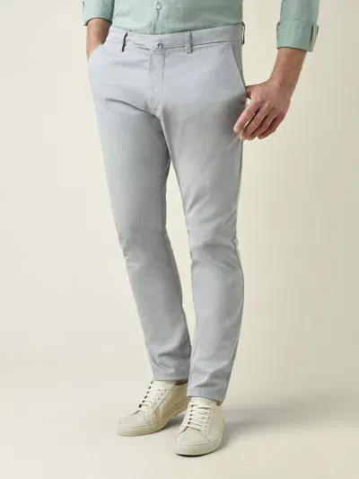 Luca Faloni Whipcord Cotton Lightweight Chinos In Light Grey