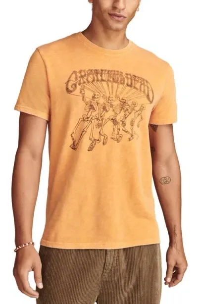 Lucky Brand Grateful Dead Cotton Graphic T-shirt In Amber Glow