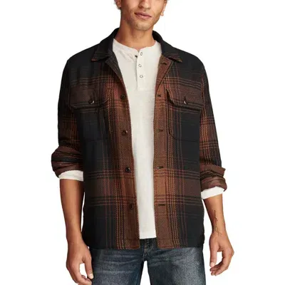 Lucky Brand Plaid Cotton Button-up Shirt Jacket In Plaid Multi