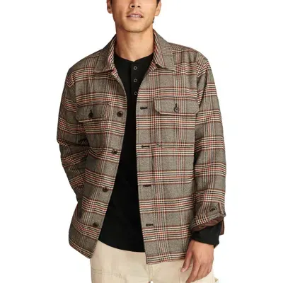 Lucky Brand Plaid Cotton Button-up Shirt Jacket In Plaid Mult