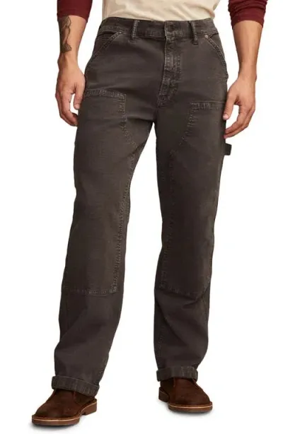 Lucky Brand Stretch Cotton Utility Pants In Clay