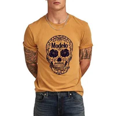 Lucky Brand X Modelo Skull Graphic T-shirt In Wood Thrush