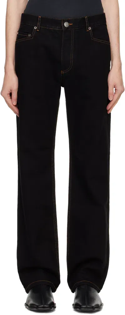 Ludovic De Saint Sernin Black Regular Jeans