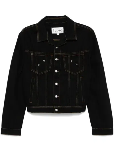 Ludovic De Saint Sernin Denim Jacket In Black