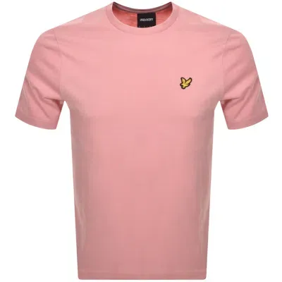 Lyle & Scott Lyle And Scott Crew Neck T Shirt Pink