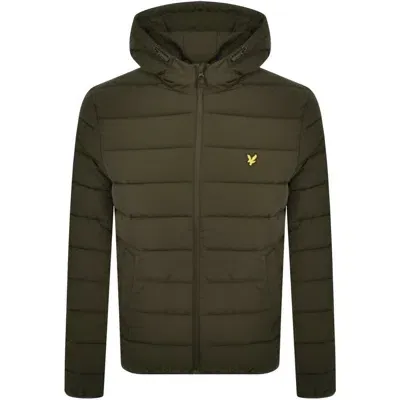 Lyle & Scott Lyle And Scott Hooded Puffer Jacket Green