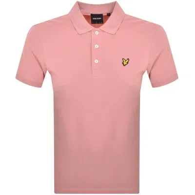 Lyle & Scott Lyle And Scott Short Sleeved Polo T Shirt Pink