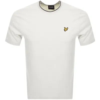 Lyle & Scott Lyle And Scott Tipped T Shirt Off White