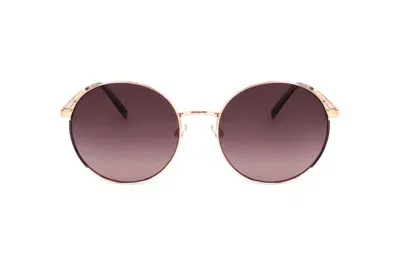 M Missoni Eyewear Round Frame Sunglasses In Gold