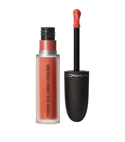 Mac Powder Kiss Liquid Lipcolour In Orange