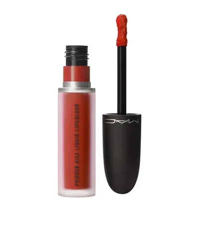 Mac Powder Kiss Liquid Lipcolour In Red