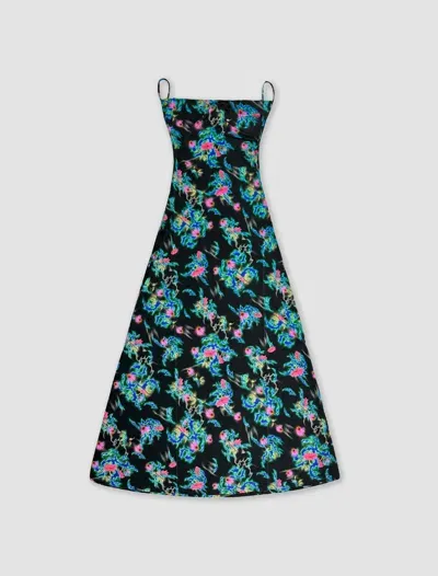 Maccapani Italian Dress In Floral Black