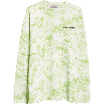 Maccapani The Moto Floral Cotton Sweatshirt In Green