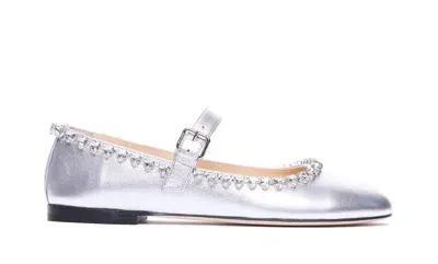 Mach &amp; Mach Audrey Ballets In Silver