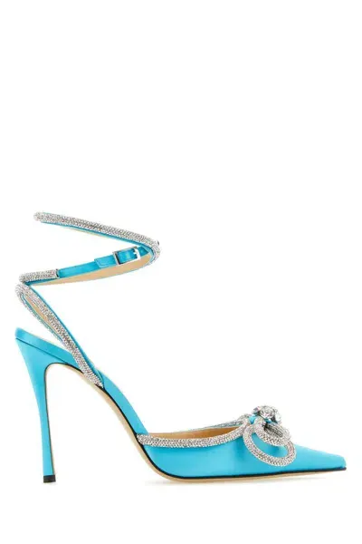 Mach & Mach Heeled Shoes In Oceanblue