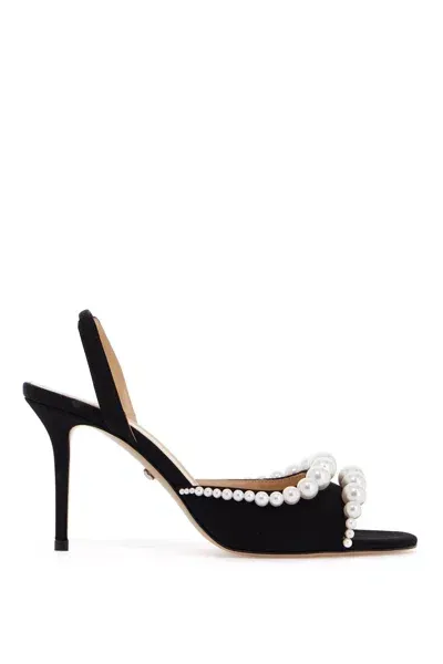 Mach & Mach Mermaid Sandals In Black