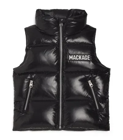 Mackage Kids' Down Charlee Gilet In Black