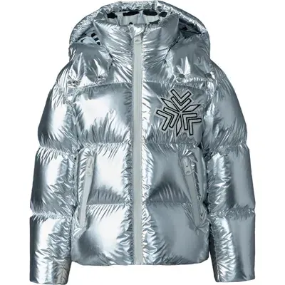 Mackage Kids' Jesse Water Repellent 750 Fill Power Down Puffer Coat (big Kid)<br /> In Silver