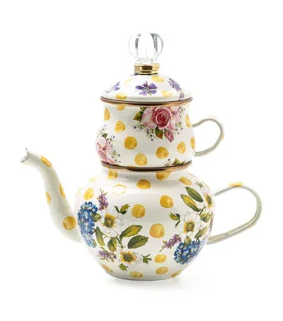 Mackenzie-childs Wildflowers High Tea Set In Multi