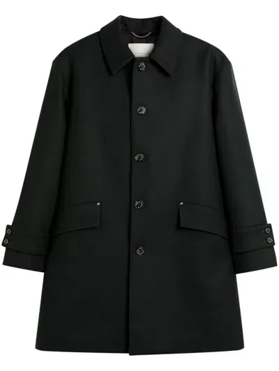 Mackintosh Humbie Wool Coat In Green