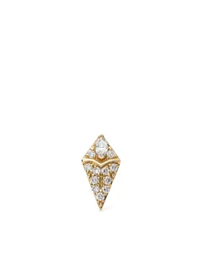 Mad Precious & Ethical 18kt Yellow Gold Diamond Single Earring