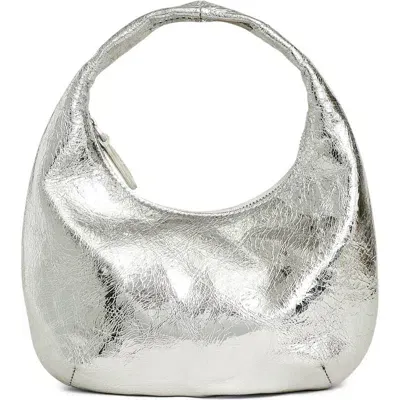 Madewell The Mini Bag In Bright Silver