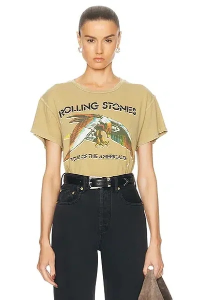 Madeworn Rolling Stones 1975 Tee In Sand