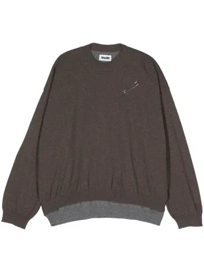 Magliano Distressed Sweater In Grey