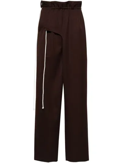 Magliano Huge Tailored Trousers In Brown