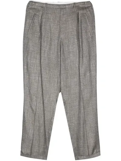 Magliano Pleated Trousers In Grey