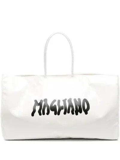 Magliano Rave Weekend Bag In Nude & Neutrals