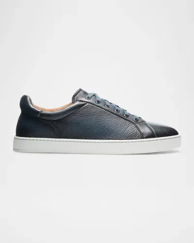 Magnanni Men's Leve Soft Leather Low-top Sneakers In Grey