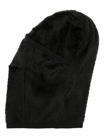 Maharishi Barbute Polartec Fleece Balaclava In Schwarz