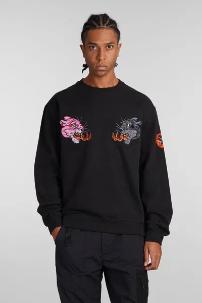 Maharishi Duality Panther Sweatshirt In Black