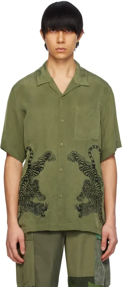 Maharishi Khaki Take Tora Shirt In Olive