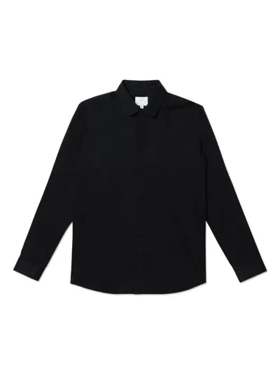 Maison Ava Kids' Long-sleeve Shirt In Black