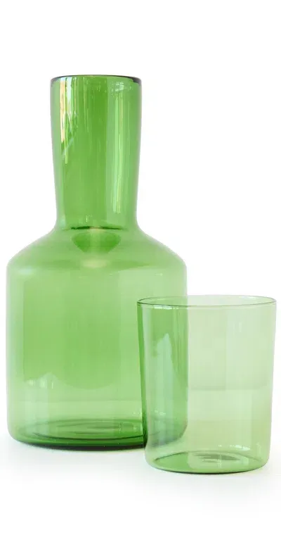 Maison Balzac J'ai Soif Carafe Set Green