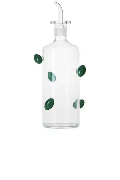 Maison Balzac Olive Oil Bottle In Clear & Opaque Olive