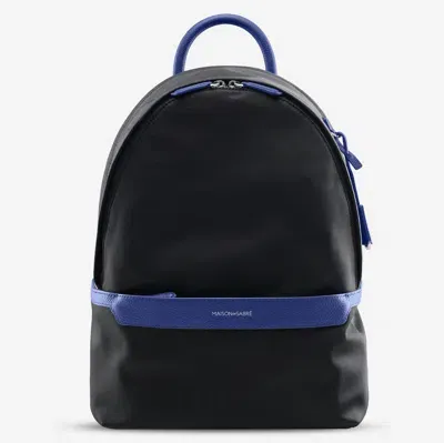 Maison De Sabre Nylon Backpack In Lapis Blue