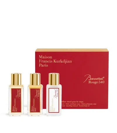 Maison Francis Kurkdjian Baccarat Rouge 540 Body Ritual Gift Set In White