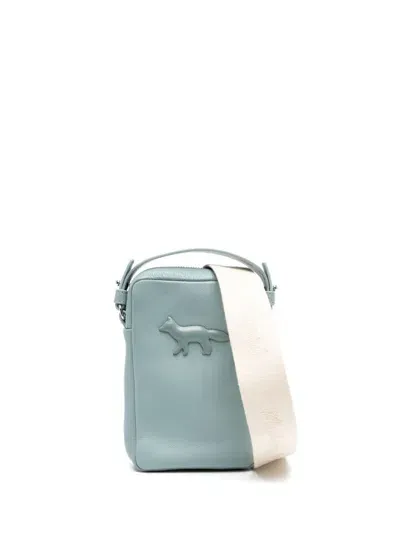 Maison Kitsuné Cloud Crossbody Bag In Blue