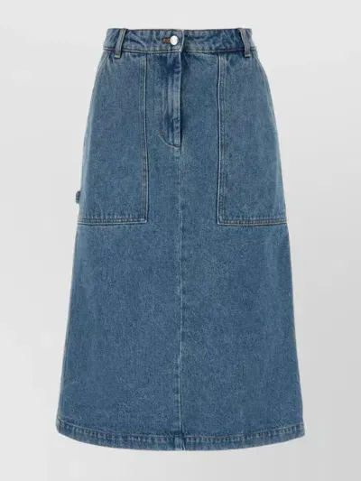 Maison Kitsuné Skirt In Blue