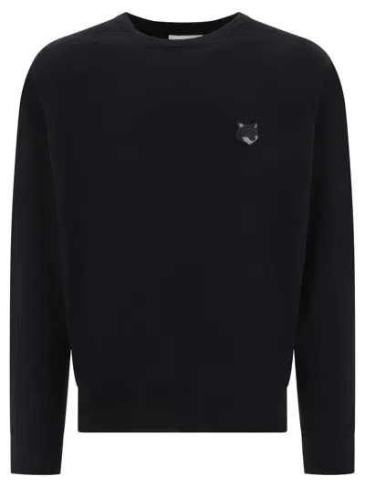 Maison Kitsuné Black Bold Fox Head Sweatshirt