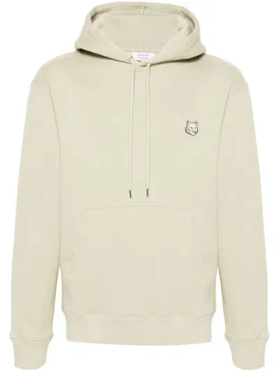 Maison Kitsuné Fox-motif Hoodie In Paper