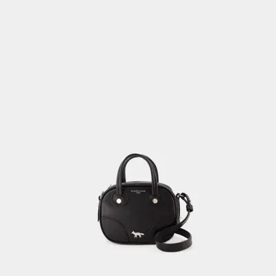 Maison Kitsuné Mini Boogie Crossbody In Black