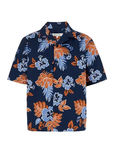 Maison Kitsuné Resort Shirt In Navy