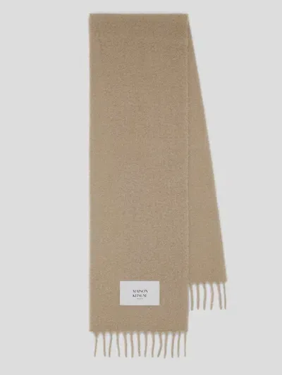 Maison Kitsuné Scarfs In Beige