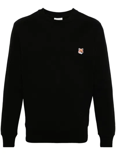 Maison Kitsuné Maison Kitsune Knitwear In Black