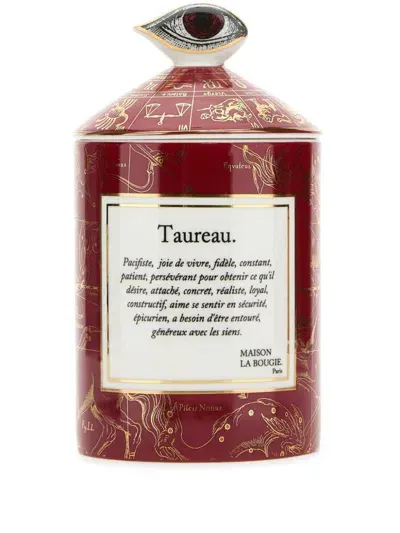 Maison La Bougie Taureau Scented Candle In Red